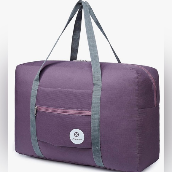 NWT 18x14x8 Foldable Travel Duffel Bag Tote, AVAILABLE IN MULTI COLORS - Picture 3 of 12